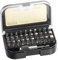 STANLEY 1-13-903 Inserti, 25 mm, Attacco 1/4 con Portainserti Magnetico, Set di 31 pz