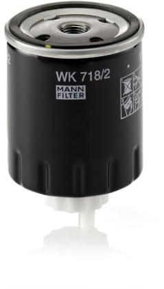 MANN-FILTER, WK 718/2 Kraftstofffilter | Für PKW, Schutz des Kraftstoffsystems, Injektorschutz, Zuverlässige Kraftstoffversorgung, Echte OE-Technologie