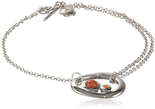 Marc O´Polo ARMBAND,925/- Sterlingsilber mit orangem Mondstein poliert, BA9190230268
