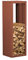 prima terra Kaminholzregal Kaminholzunterstand Brennholzregal Kaminholz Aufbewahrung Bausatz Edelrost Maße 118x38cm Tiefe 35cm