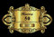Oblique-Unique® Aufkleber Flaschenetikett Etikett 50 Geburtstag Gold elegant