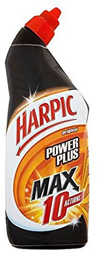 Harpic Original Power Plus Max 10 Action Gel | Toilet Cleaner (Pack of 2, 750ml each)