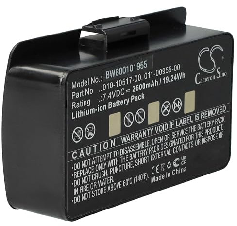 vhbw Akku kompatibel mit Garmin GPSMap 276c, 276, 378, 296, 478, 396, 376, 495, 376C, 278 GPS Navigation Navi (2600 mAh, 8,4 V, Li-Ion)