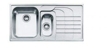 Franke Zodiaco ZOT 651 Microdekor DX - Fregadero (1m, 50 cm) Acero inoxidable