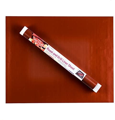 Bake-O-Glide Roast and Grill Liner, 500 x 400mm, One Sheet, Burgundy