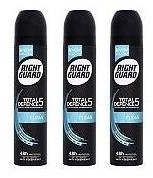 (3 Pack) Right Guard Total Defence 5 Clean 48h Anitperspirant Deodorant x 250ml **Despatched Within Double Wall Box**