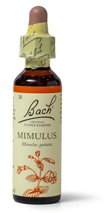Bach Original Flower Remedies (Mimulus) Face Your Fears, Face Your Fears, Emotional Wellness, Natural Flower Essence, 20ml