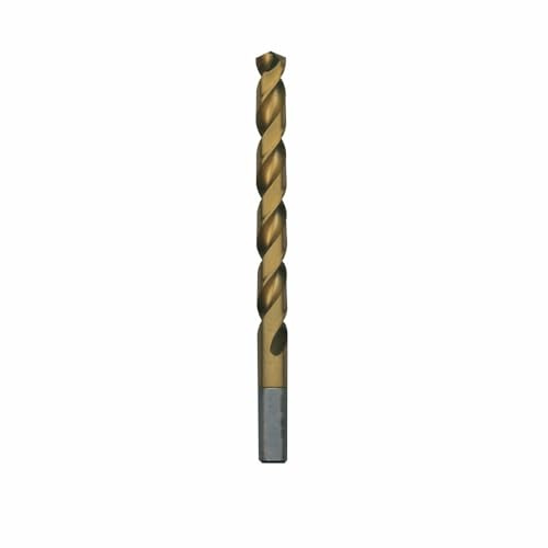 BOSCH, TI2152, Broca de metal recubierta de nitruro de titanio con 0,9 cm, 1 x 13 cm, 1 unidad Vástago reducido para aplicaciones en aceros al carbono de calibre pesado, metal de calibre ligero