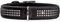 HUNTER SOFTIE TRILUXE Hundehalsband, Kunstleder, glitzernde Strasssteine, 60 (M-L), schwarz