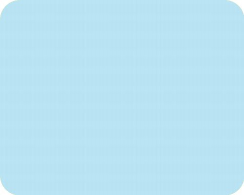 Medium Glass Worktop Saver - Pastel Blue - 40 x 30cm