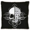 Fan-O-Menal Zierkissen Kissen Dekokissen mit Druck REEPERBAHN Totenkopf Skull SCHÄDEL NEU (09128) Hamburg St. Pauli