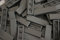 LEGO Bricks: Dunkel Grau 1 x 4 Fliesen. Teil 2431 (X 25)