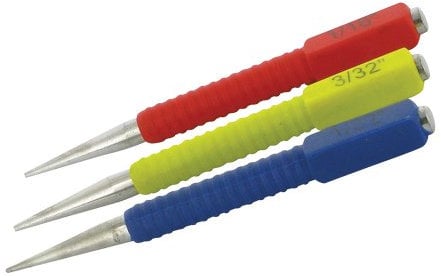 Silverline 412456 3 chasse-clous 123 mm