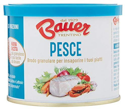 Bauer Brodo Granulare Istantaneo Pesce - 120 Gr