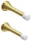 5 x Brass Spring Door Stop Stops Stopper Gold Doorstop Inc Fixings & Screws