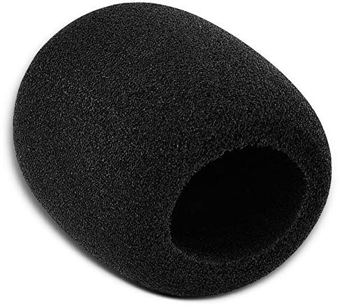 MINTHE™ Large Mic Cover For MXL, Audio Technica AT2020 and Other Large Microphones, Microphone Cover Foam, Microphone Filter, Mic Foam Cover, Foam Microphone Cover, Microphone Foam Cover