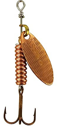 MAPSO - 5 Cucharillas de Pesca ASÓN-1 Cobre 2,5 GMS.
