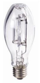 GE Lighting 12377 ED17 Metal Halide Lamp 70 Watt E26 Medium Base 5500 Lumens 70 CRI 3200K Multi-Vapor PulseArc