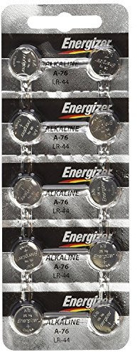 Duracell LR44 1,5 V batterie a bottone 10 Confezione da (sostituisce: LR44, CR44, SR44, 357, SR 44 Watt, AG13, G13, A76, A-76, PX76, 675, 1166 ampere, LR 44 ore, V13GA, GP76A, L1154, RW82B, EPX76, SR44SW, 303, SR44, S303, S357, SP303, SR44SW) Energizer marca di batterie di dispositivi elettronici portatili consumer/accessori
