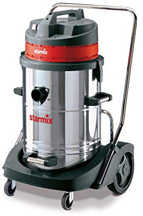 Starmix Industriesauger GS 2078 PZ, speziel-Reinigungs-Sauger für Großflächen und Maschinen (2400 W, 78 L), Silber