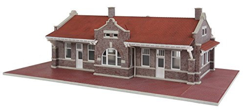 Cornerstone Bausatz-Modellbahnstation Bahnhof - Santa Fe Bahnhof - Brick - Kind - Jungen, Eisenbahn-Fans - Kinder (Jungen) - 15807841031 - ca 28,7 x 16,3 x 9,5 cm