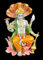 Vishnu Figur bunt - Hindu Gottheit
