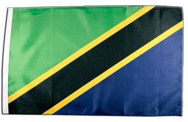 Fahne Flagge Tansania 30 x45 cm