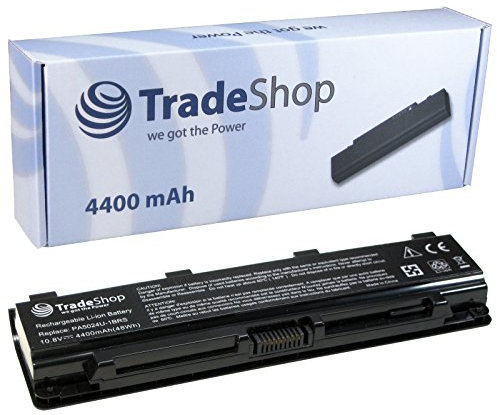 Akku 4400mAh 10,8V/11,1V für Toshiba Satellite Pro C800 C805 C840 C845 C850 C855 C870 C875 L800 L805 L830 L835 L840 ersetzt PA5023U PA5024U PA5025U PA5026U PA5027U PABAS259 PABAS260 PABAS261 PABAS262 PABAS263