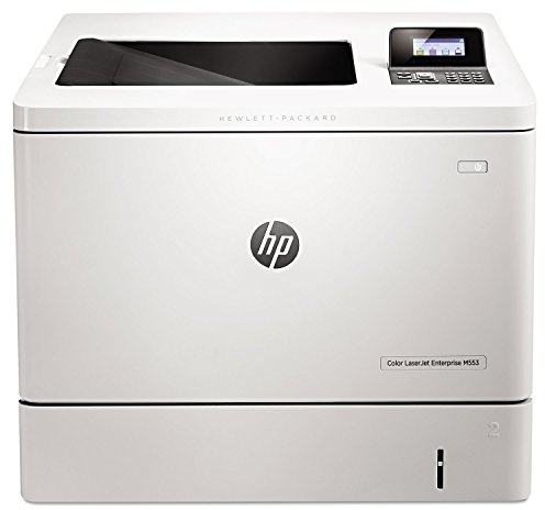HP LaserJet Enterprise M553dn Color Laser Printer with Built-in Ethernet & Duplex Printing (B5L25A), white, 18.9 x 18 x 15.7 inches