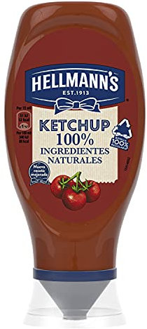Hellmann's Salsa Kétchup Bocabajo 100% Ingredientes Naturales 430ml, 430 mililitro, 1