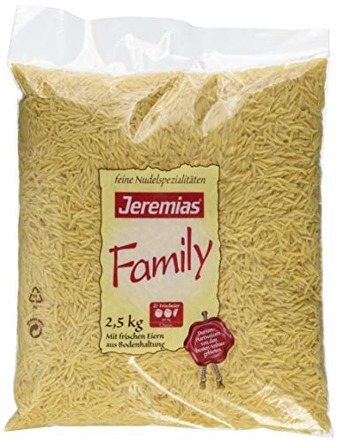Jeremias Nudelreis, Family Frischei-Nudeln, 1er Pack (1 x 2.5 kg Beutel)