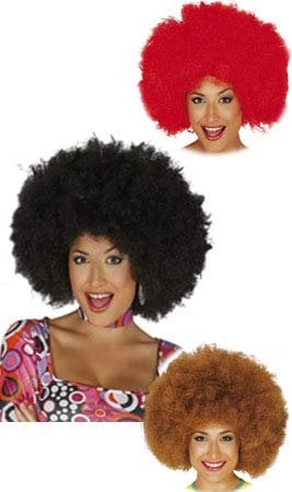 Guirca Fiestas GUI4008 - Extra braune Afro-Perücke