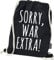 Hashtagstuff® Turnbeutel mit Sprüchen Designs auswählbar Kordel Schwarz Spruch Rucksack Jutebeutel Sportbeutel Gymbag Beutel Hipster Extra