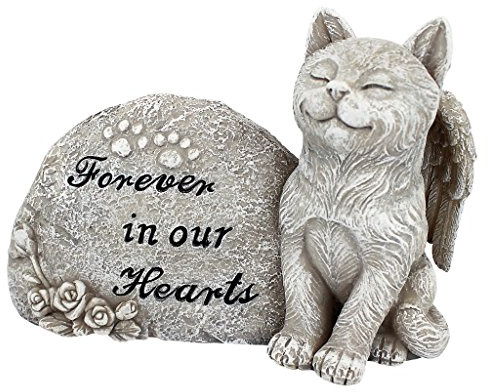 Design Toscano Forever in Our Hearts Memorial Cat Statue