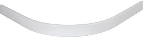 Schulte Duschwannen-Schürze 100x100 cm, rund extra-flach, Höhe 11 cm, Radius 550 mm, Sanitär-Acryl alpin-weiß