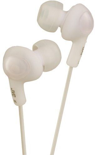 JVC HAFX5W Gumy Plus Inner Ear Headphones (White)