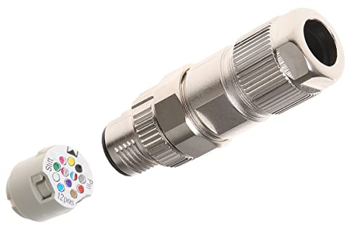PHOENIX CONTACT SACC-MS-12PCON SCO Steckverbinder, Universal, 12-Polig, A Kodierung, 5.4mm-8.2mm Kabelaußendurchmesser