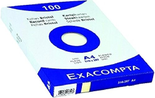 Karteikarten A4 liniert weiß 100 Stück #13806B