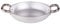 Pentole Agnelli Linea Alluminio 5 mm Tegame Radiante con Due Maniglie Inox, Argento, 24 cm