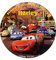 Disney Cars 7.5 Round personalised birthday cake topper printed on icing