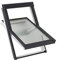 Velux Dachfenster Kunststoff Thermo-Technology (66 x 140) mit Eindeckrahmen (GLU 0051)
