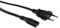 VALUE Netzkabel Euro-Flachstecker auf C7, 2polig, schwarz, 1,8 m