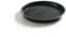 HENDI Plateau de Service, Rond, Bord Haut, Couche antidérapant en Caoutchouc, Multi-Usage, pour Buffet, Fast Food et Restauration Rapide, ⌀320x(H) 37mm, Polypropylene, Noir