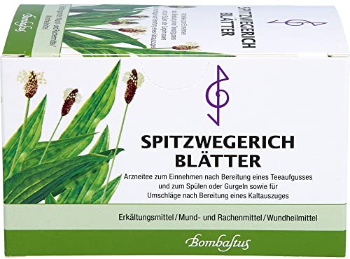 Bombastus Spitzwegerich Blätter Arzneitee, 20 St. Filterbeutel