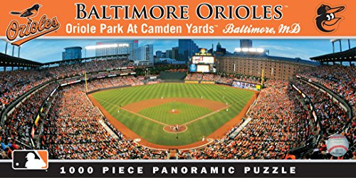 MasterPieces 1000 Piece Sports Jigsaw Puzzle - MLB Baltimore Orioles Center View Panoramic - 13x39