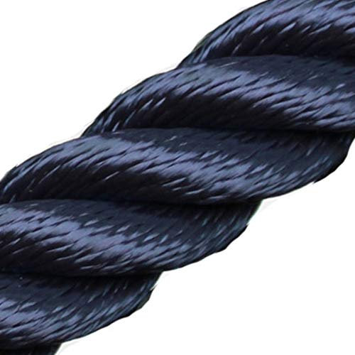 Handlaufseil Absperrseil 30 mm - Soft Touch - 4fach geschlagen Farbe: marineblau
