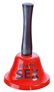 PartyDeco Handglocke Sexglocke Ring für Sex Gadget für 18. Geburtstag Polterabend Junggesellenabschied Lustiges Geschenk Dekorative Glocke