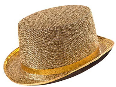 Horror-Shop Lurex Zylinder Gold