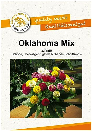 Blumensamen Oklahoma Mix Zinnie Portion