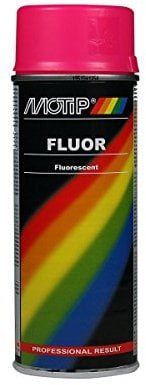 Motip Bombe de peinture fluorescente rose 400 ml